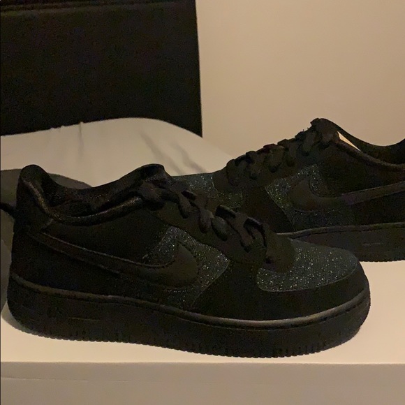 black air force 1 with glitter